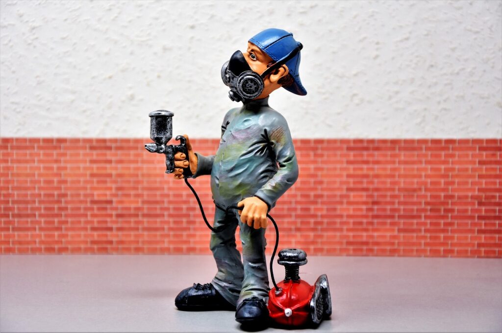 painter, car painters, paint, spray, grafitty, colour, figure, deco, decoration, workshop, auto repair shop, car, car wallpapers, automobile, paint shop, puppet