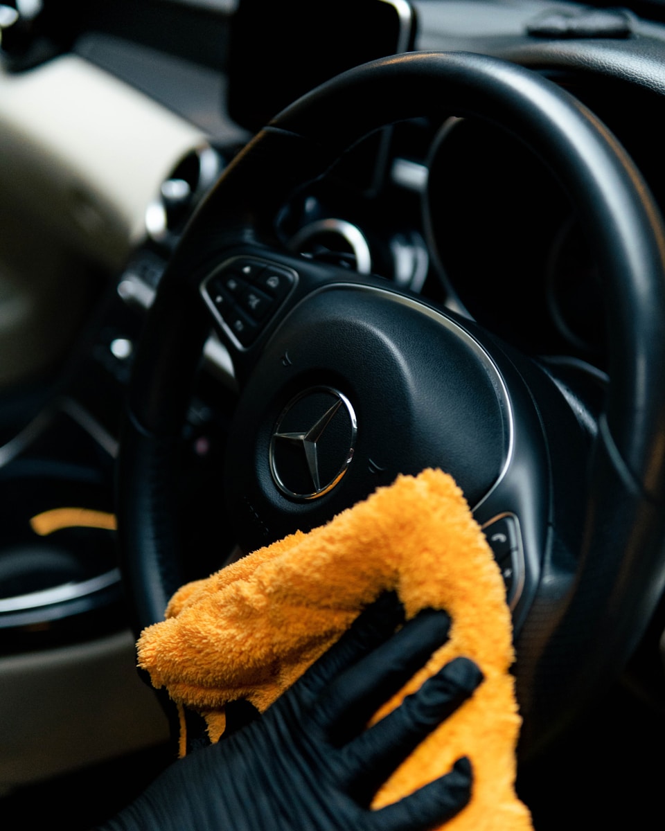 car interior cleaning