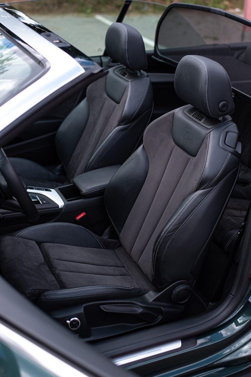 the interior of a car