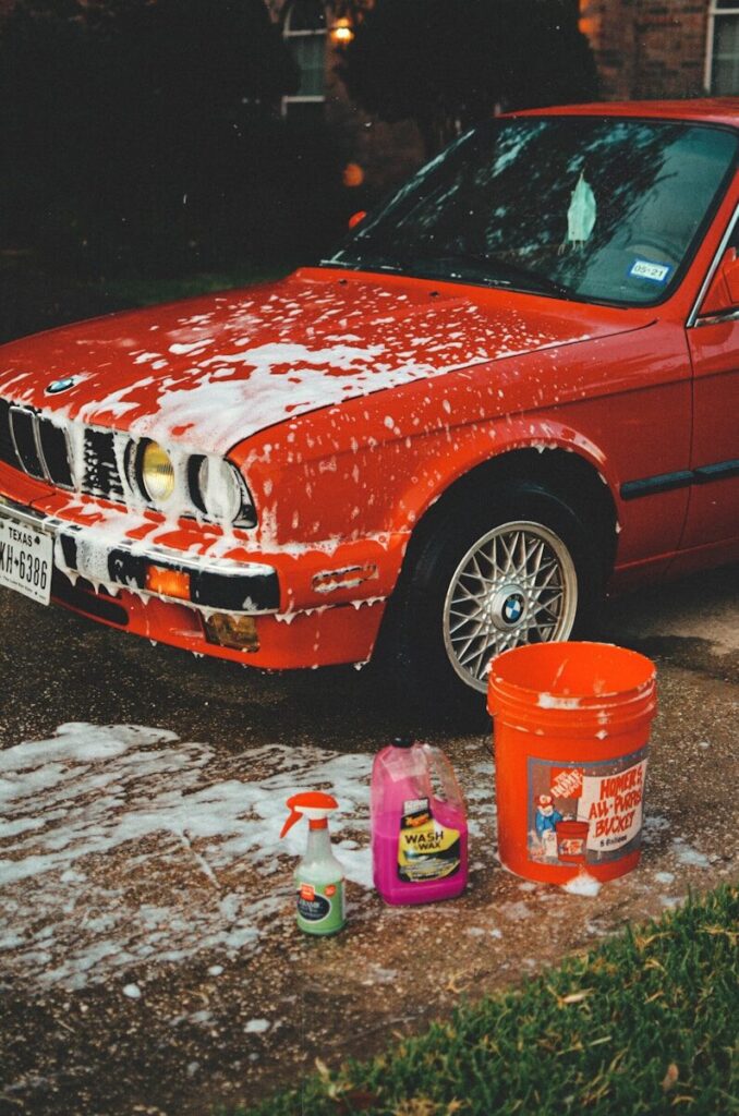 How to Wash Car(s) Like a Pro (Without Damaging the Paint!) 1 orange and white chevrolet camaro