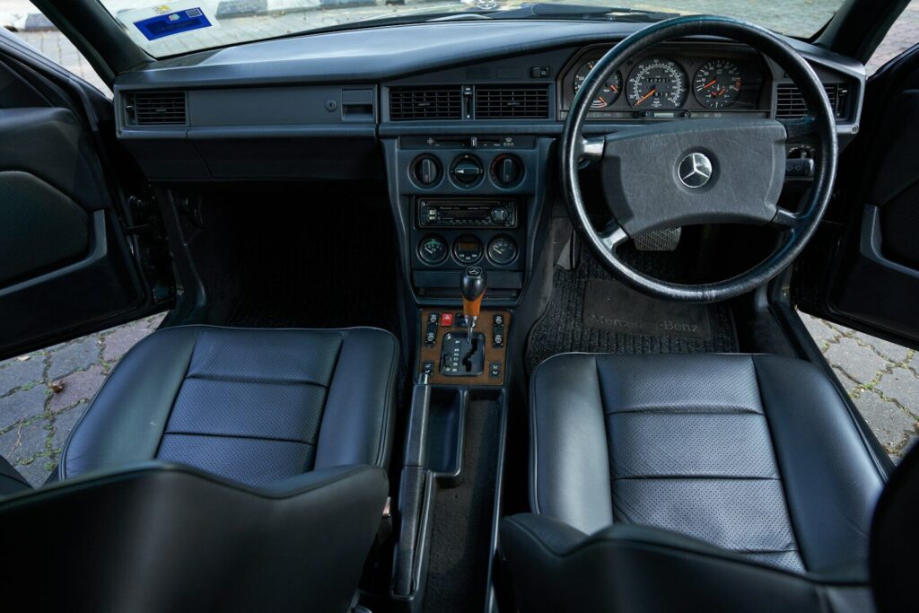 Car Seat Cleaner Guide: Removing Stains and Keeping Seats Fresh 1 Interior view of a classic mercedes-benz car.