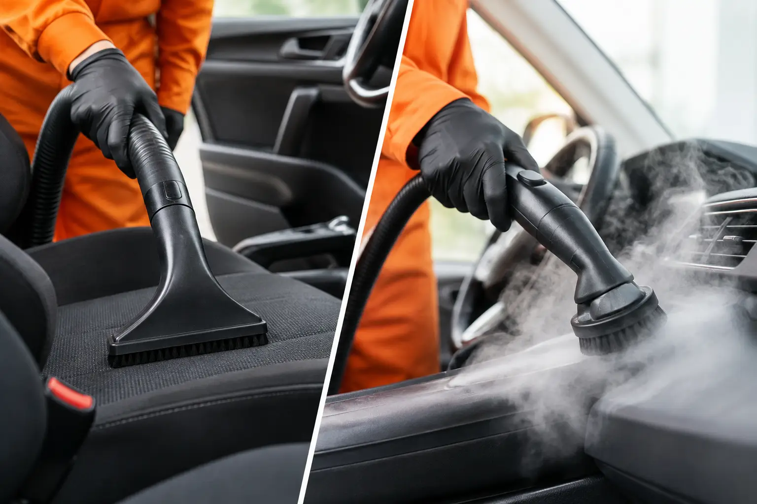 Interior Vacuum Versus Steam Cleaning Compared